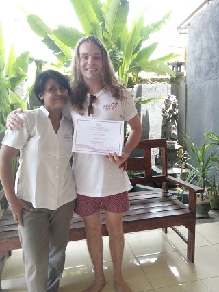 Reeva Bali Spa School Student